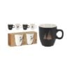 Mug Stoneware 150Ml 2Pcs 4Ass