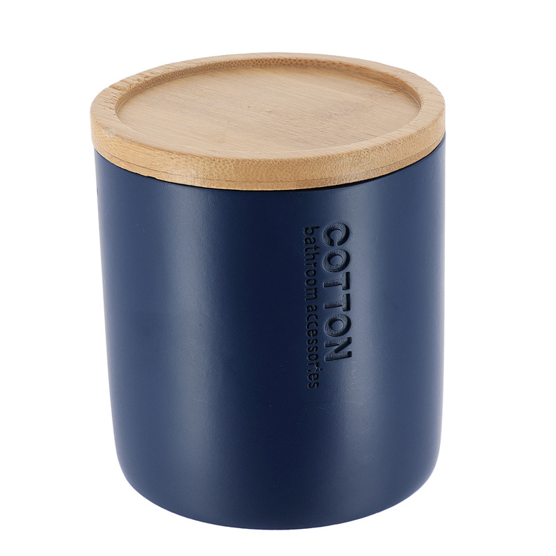 I126250 Polyresin Blue Bathroom Set