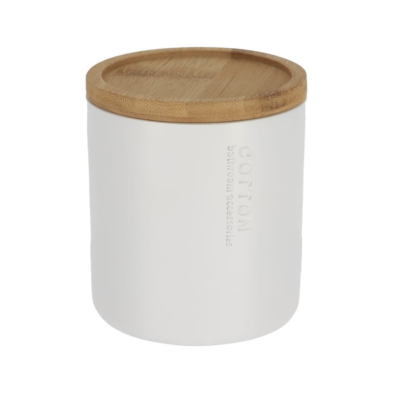I126251 Polyresin White Bathroom Set