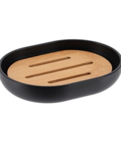 Oval Soap Dish Black