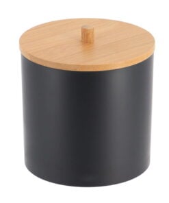 Black Cotton And Buds Box
