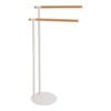 Towel Rack 2 Bars White Towel Rack 2 Bars White