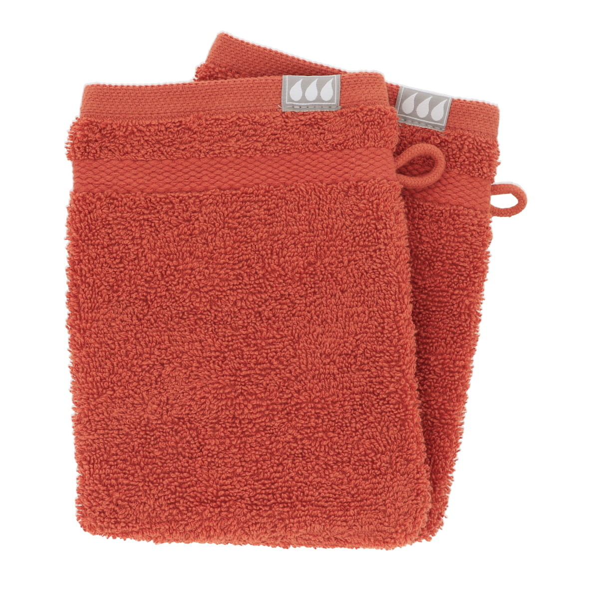 I126503 Set 2 Gloves Cotton Terracotta