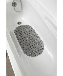 Bath Mat 69 X 36 Cm Grey