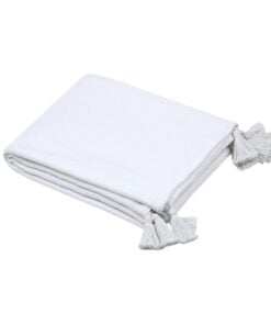 Marlow Plaid 125 X 150 Blanc