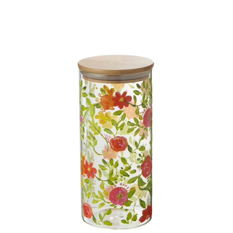 I127311 Jar Floral Medium