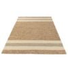 Rug Mottled With Stripes Wool Mix