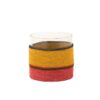 Tealight Holder Round With Stripes