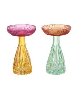 Candle Holder Flat 2 Assorted