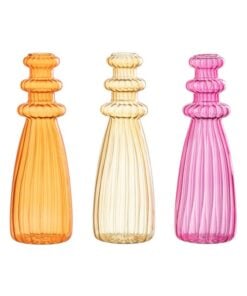 Vase Lagen Glass 3 Assorted