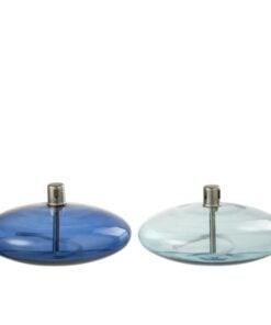 Oil Lamp Low Glass 2 Assorted