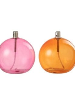 Oil Lamp Glass 2 Assorted