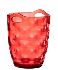 Ice Bucket Leonard Plastic Red