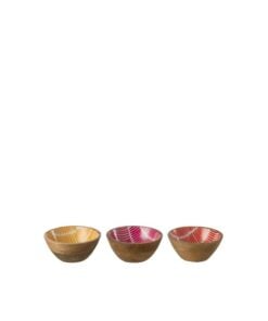 Bowl Mango Wood 3 Assorted