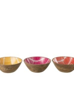 Bowl Mango Wood 3 Assorted