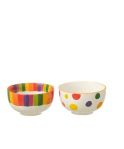 Box Of 2 Bowl Polka 2 Assorted