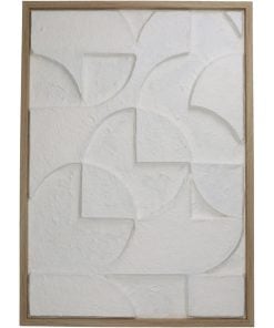 Wall Plaque Paper Natural