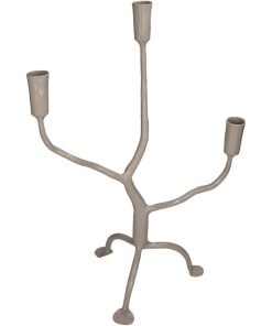 Candle Stick Iron Ivory