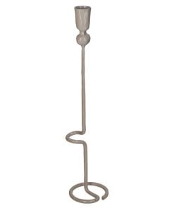 Candle Stick Iron Beige
