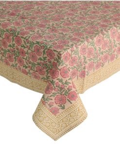 Tablecloth Flower Cotton Multi