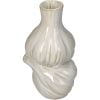 Candle Stick Garlic Fine Earthenware White