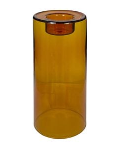 Tealight Holder Escala Amber