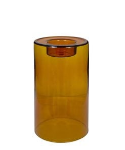 Tealight Holder Escala Amber