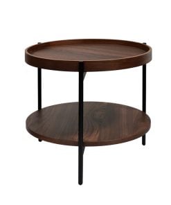 Side Table Manila Round Walnut