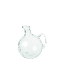 Pebble Glass Globe Pitcher