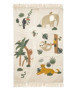 Rug Map Jungle