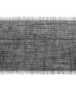 Black Jute Placemat 45X30Cm