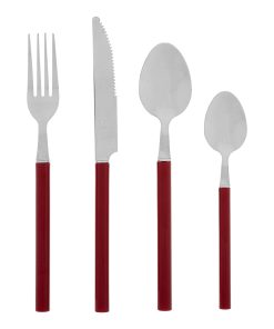 Cutlery 24Pcs Indo Grenat