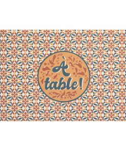 Placemat Vinyl Bev Asr 45X30