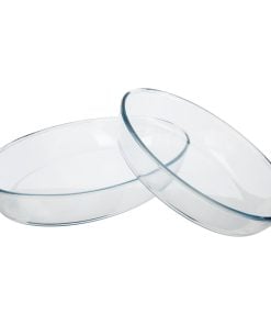 Glass Oval Dish Set Of 2