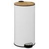 Dustbin Bam 30L White Modern