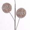 Champagne Gold Branch Balls
