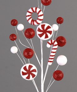 Branch White&Red Little Balls