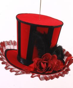 Red Black Stripped Hat