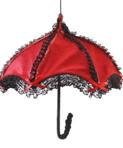 Red Black Umbrella Orn