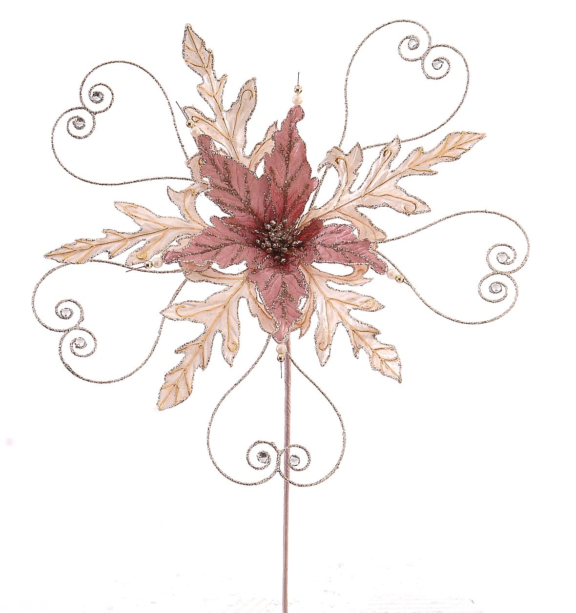 Mauve Pearl Acanthus Branch Mauve Pearl Acanthus Branch
