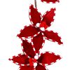 Branch Red Flowers & Wh Strips