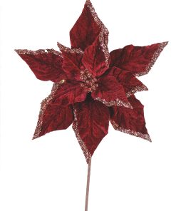 Branch W/Bordeaux Flower
