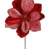 Branch W/Red Glittered Flower