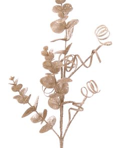 Champagne Glittred Crly Branch