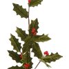 12/192- Green/Red Holly Spray