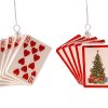 Glass Disc Orn Tree & Card Glass Disc Orn Tree & Card