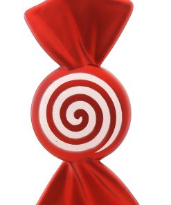 3/12-42Cm Red/White Candy Orn