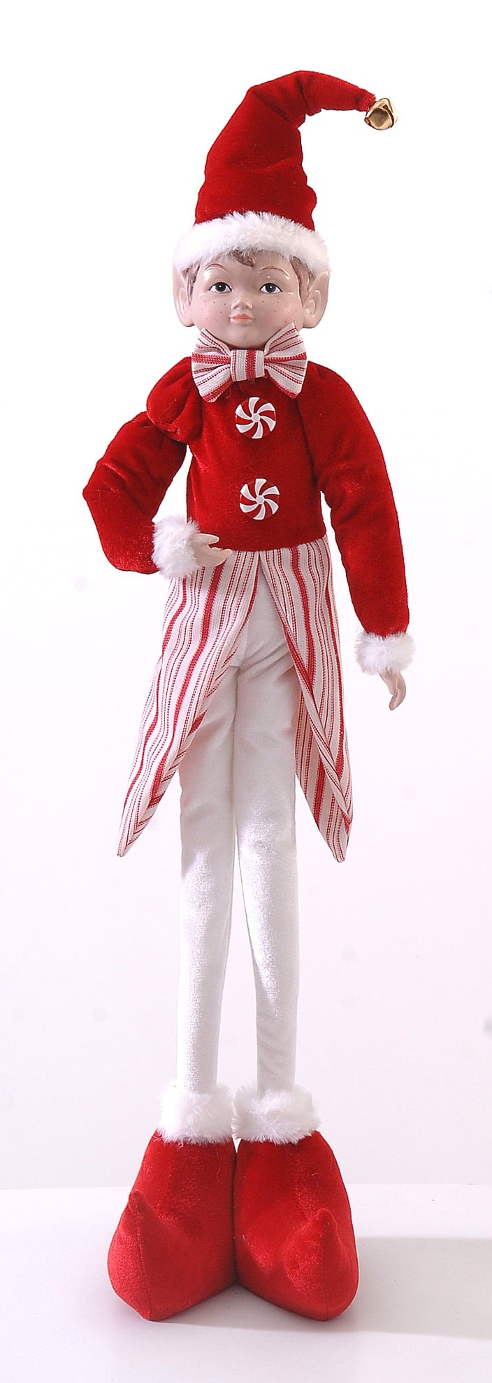 Red/White Elf W/Long Legs Red/White Elf W/Long Legs