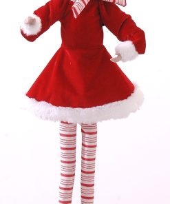 Red/White Elf W/Long Legs