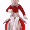 Red/White Elf On Ball